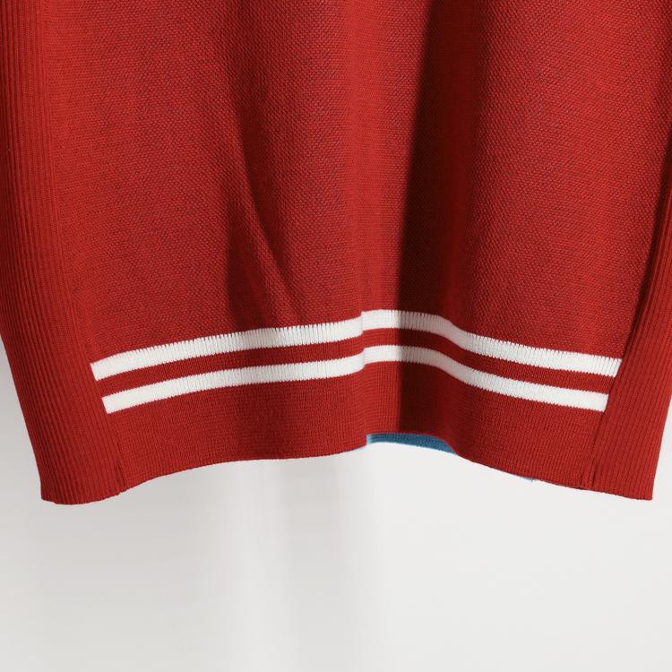 ディセンバーメイ ゴルフ Vネック ニット メンズ セーター 軽量 薄手