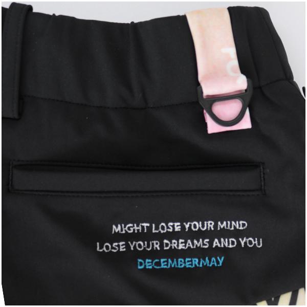 ディセンバーメイ ゴルフ レディース スカート 透け防止 インナー ストレッチ ミニ 総柄 2-105-2514 ブランド DECEMBERMAY スカート丈 ウェア ゴルフ スカート インナー 総柄 ブランド ウエスト 前 後 ヒップ 裾廻り