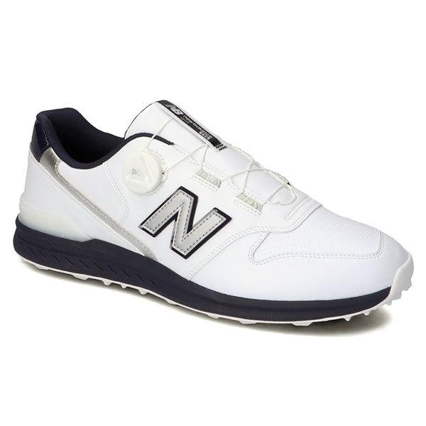大決算セール ニューバランス ゴルフ シューズ メンズ レディース スパイクレス ひもなし 紐なし ダイヤル ボア Boa 普段使い 軽量 クッション性 白 ホワイト Ugbs996 X 卸直営