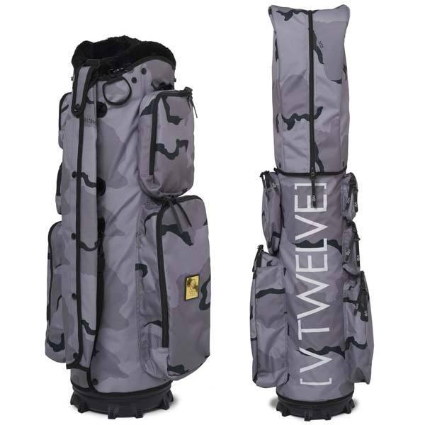 定番の冬ギフト V12 ゴルフ キャディバッグ メンズ 9 5型 約3 9kg 4分割 46インチ対応 グレー 灰 Gray カモ柄 ブランド レア V1221 Cv01m Golf ゴルフ用バッグ ゴルフ スポーツ 38 685 Lad Evok Fr