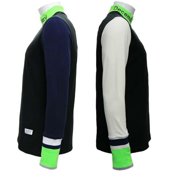 ディセンバーメイ ゴルフ メンズ モックシャツ モックネック 保温