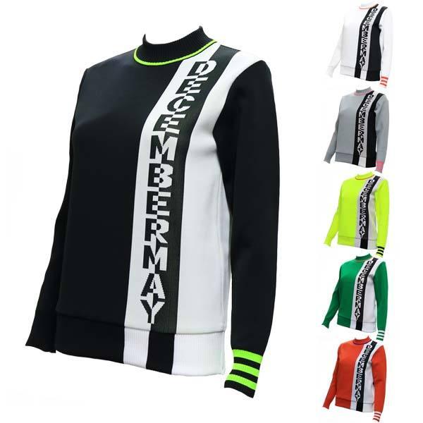 ディセンバーメイ ゴルフ レディース モックネック ニット 保温 長袖 ニットトップス セーター ハイネック 黒 白 秋 冬 ブランド 2-112-1015 DECEMBERMAY TOKYO