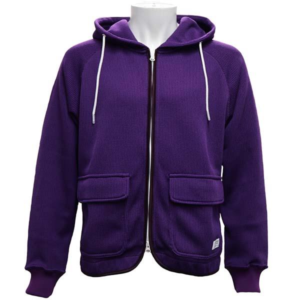 ディセンバーメイ ゴルフ パーカー フルジップ ワッフル フーディー