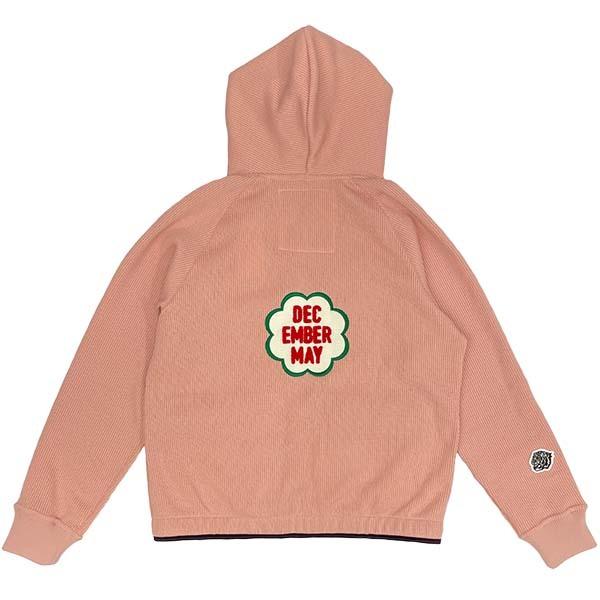 ディセンバーメイ ゴルフ パーカー フルジップ ワッフル フーディー