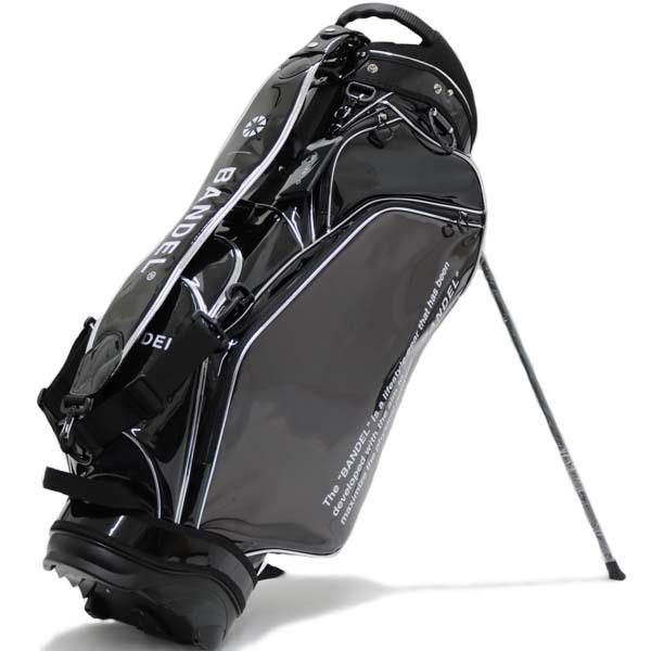 バンデル ゴルフ キャディバッグ スタンドバッグ スタンド 半透明 クリア 約3.9kg 9.5型 レア ブランド モノトーン 黒 BG-GB002 BANDEL｜takeuchi-golf｜03