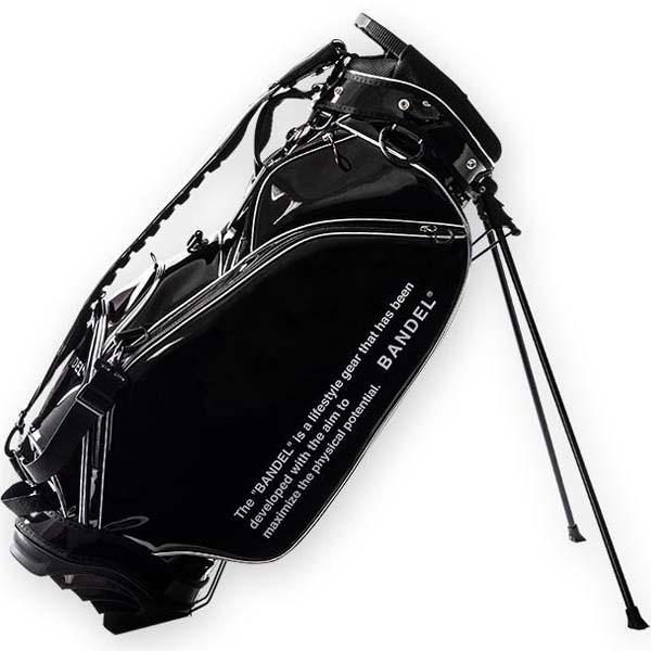 バンデル ゴルフ キャディバッグ スタンドバッグ スタンド 半透明 クリア 約3.9kg 9.5型 レア ブランド モノトーン 黒 BG-GB002 BANDEL｜takeuchi-golf｜20