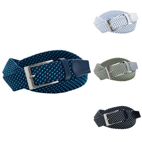 アドミラル ゴルフ ベルト メンズ ゴム メッシュ ストレッチ ゴルフウェア ブランド スポーツ Admiral Golf 白 黒 グレー