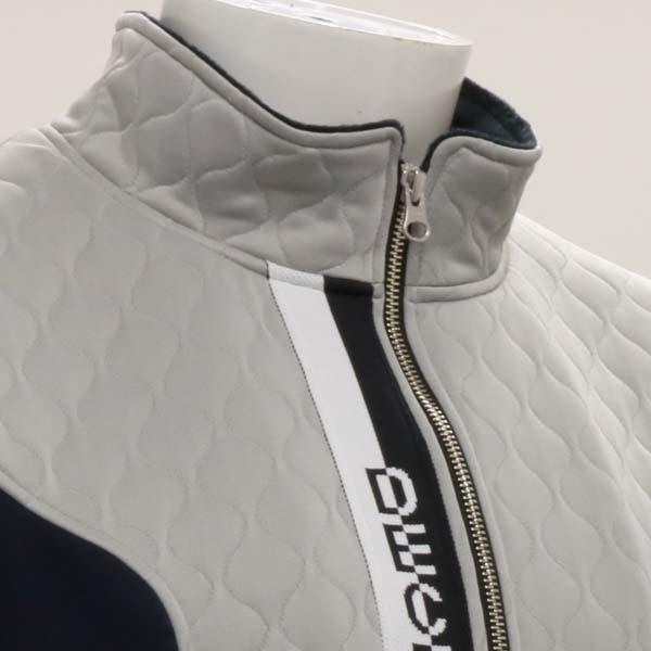 ディセンバーメイ ゴルフ ブルゾン メンズ ダンボールニット キルト