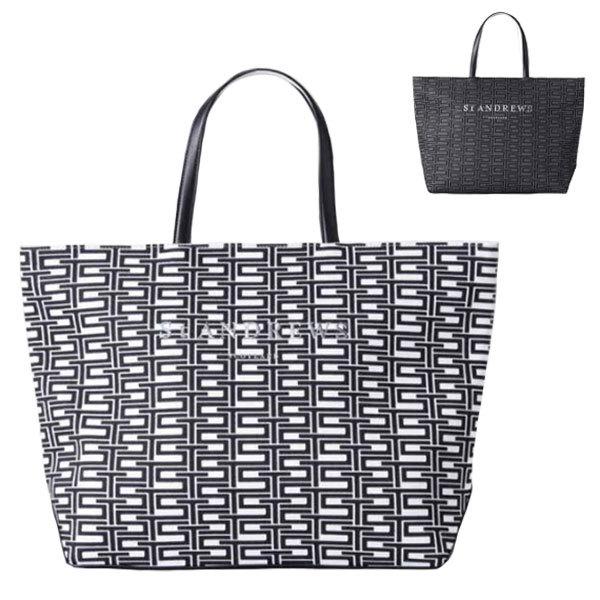 74 Off セントアンドリュース ゴルフ トートバッグ メンズ レディース ファスナー バッグ マチ底 ゴルフバッグ ブランド モノグラム 白 グレー St Andrews Kogler At