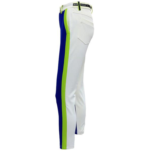 ディセンバーメイ ゴルフ パンツ レディース テーパード ズボン 軽量 ダンボールニット ストレッチ ブランド 春 夏 秋 青 ブルー 2-105-2012 DECEMBERMAY TOKYO ディセンバーメイ ゴルフ パンツ レディース テーパード ズボン 軽量