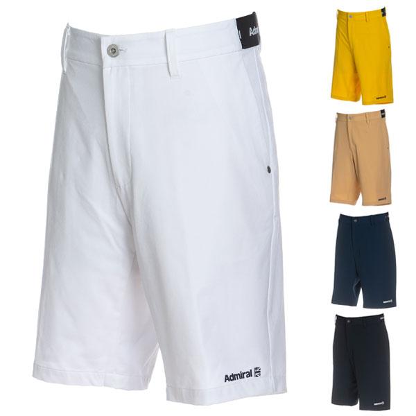 アドミラルゴルフ ショートパンツ メンズ パンツ ハーフパンツ 短パン 半ズボン 伸縮 ストレッチ ベージュ 黒 白 紺 春 夏 秋 ブランド Admiral Adma213 特価キャンペーン