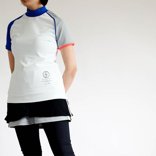 ディセンバーメイ ゴルフ モックシャツ レディース 半袖 接触冷感 UV