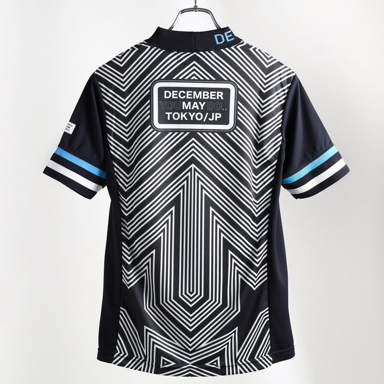 【新品タグ付き】DECEMBERMAY 半袖モックネック 当店限定 ディセンバーメイ ゴルフ モックシャツ メンズ 半袖