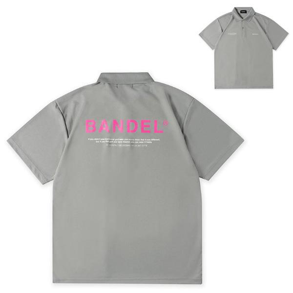 バンデル ゴルフ ポロシャツ 半袖 メンズ シャツ ポロ ゴルフウェア 吸水速乾 灰色 グレー ピンク 無地 ロゴ ブランド 春 夏 秋 Bg Xlpl001b Bandel うのにもお得な
