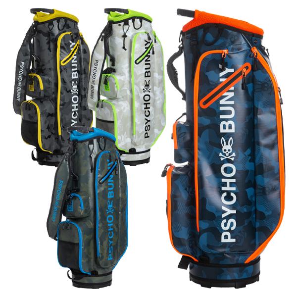 サイコバニー ゴルフ キャディバッグ メンズ 約3 4kg 9 0型 5分割 キャディーバッグ 高級 おしゃれ レア ブランド カモ柄 白 紺 黒 Pbmg2sc6 Sale Off