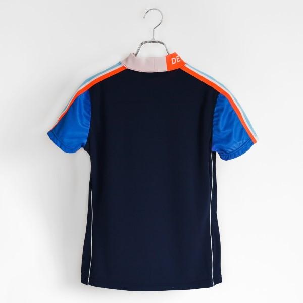 ディセンバーメイ　モックシャツ　サイズL ② ディセンバーメイ ゴルフ モックシャツ レディース 半袖 吸湿速