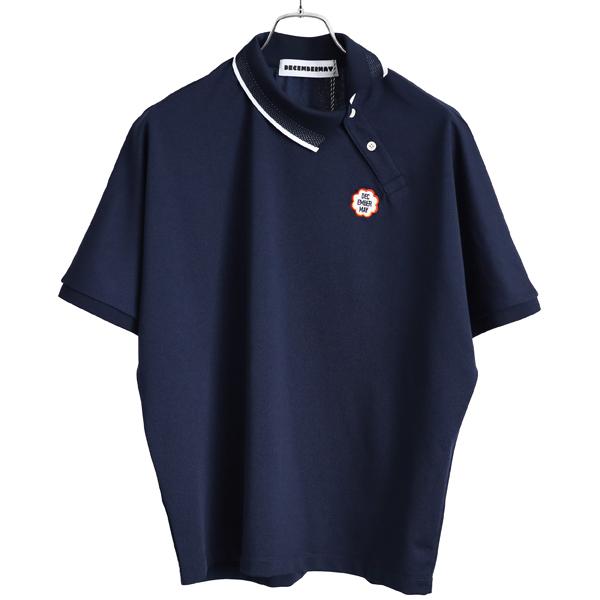 ディセンバーメイ ゴルフ ポロシャツ メンズ 半袖 ドルマンスリーブ 吸汗速乾 Uvカット ストレッチ シャツ 春 夏 秋 紺 ゴルフウェア ブランド 1 5 0135 Decem 超特価sale開催