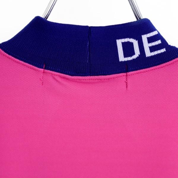 ディセンバーメイ ゴルフ モックシャツ レディース 半袖 接触冷感 吸汗