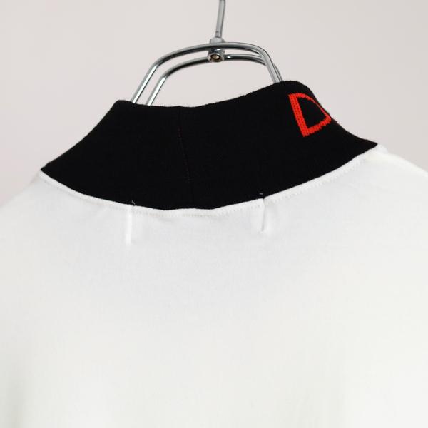 ディセンバーメイ ゴルフ モックシャツ メンズ 長袖 保温 ニット