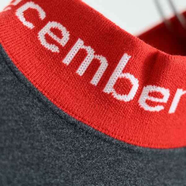 ディセンバーメイ ゴルフ モックシャツ メンズ 長袖 保温 ニット