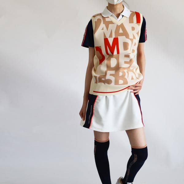 ディセンバーメイ ゴルフ ベスト レディース Vネック ニット ニット