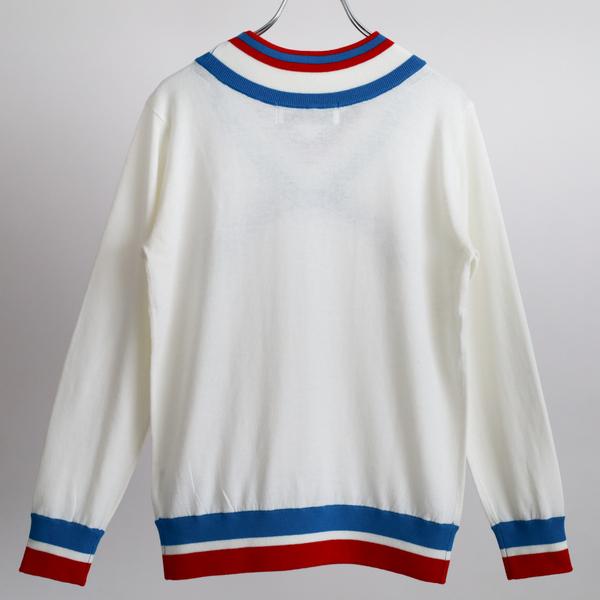 ディセンバーメイ ゴルフ Vネック セーター レディース ニット 長袖