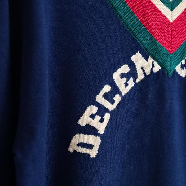 ディセンバーメイ ゴルフ Vネック セーター レディース ニット 長袖