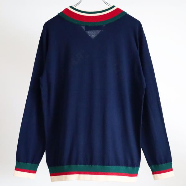 ディセンバーメイ ゴルフ Vネック セーター メンズ ニット 長袖 薄手