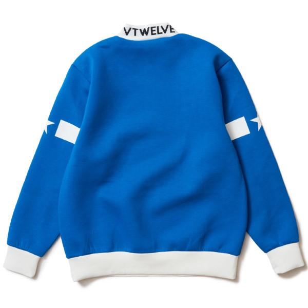 期間セール ！ V12 ゴルフ スウェット メンズ 長袖 トレーナー モックネック ゴルフウェア 黒 白 青 無地 星 春 秋 冬 ブランド ロゴ V122221-SW14M 【J2099755854】(13750円)