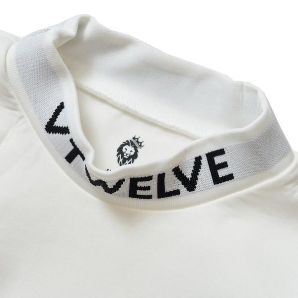 期間セール ！ V12 ゴルフ スウェット メンズ 長袖 トレーナー モックネック ゴルフウェア 黒 白 青 無地 星 春 秋 冬 ブランド ロゴ V122221-SW14M 【J2099755854】(13750円)