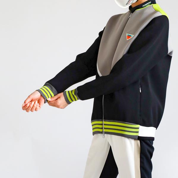 ディセンバーメイ ゴルフ ブルゾン レディース ニット 長袖 保温