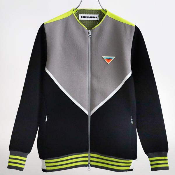 ディセンバーメイ ゴルフ ブルゾン レディース ニット 長袖 保温  