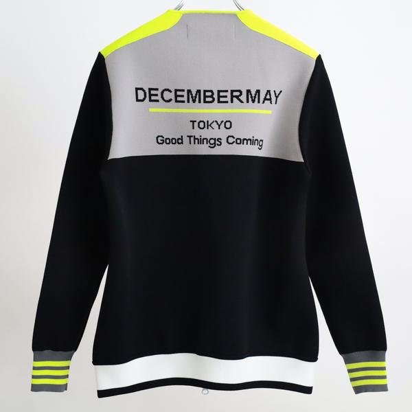 ディセンバーメイ ゴルフ ブルゾン レディース ニット 長袖 保温