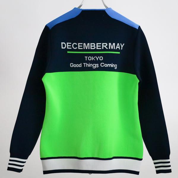 ディセンバーメイ ゴルフ ブルゾン レディース ニット 長袖 保温