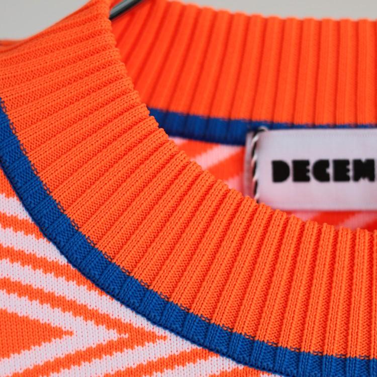 ディセンバーメイ ゴルフ ニット メンズ 長袖 セーター 保温 軽量