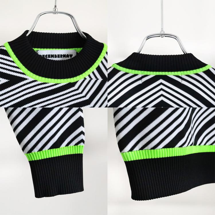 ディセンバーメイ ゴルフ ニット レディース 長袖 セーター 保温 軽量