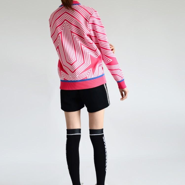 ディセンバーメイ ゴルフ ニット レディース 長袖 セーター 保温 軽量