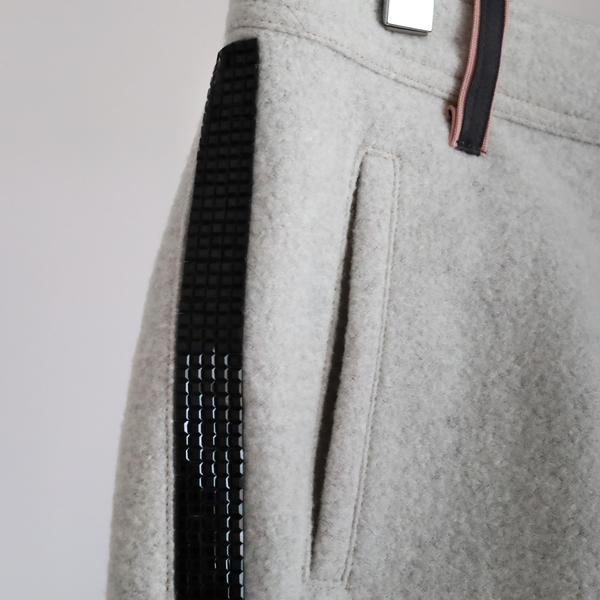 【ディセンバーメイ】美品 ストレッチパンツ グレー Sサイズ レディース ディセンバーメイ ゴルフ パンツ レディース ショートパンツ 微起毛