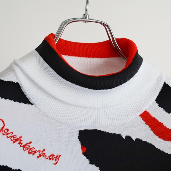 ディセンバーメイ ゴルフ ニット メンズ 長袖 タートルネック