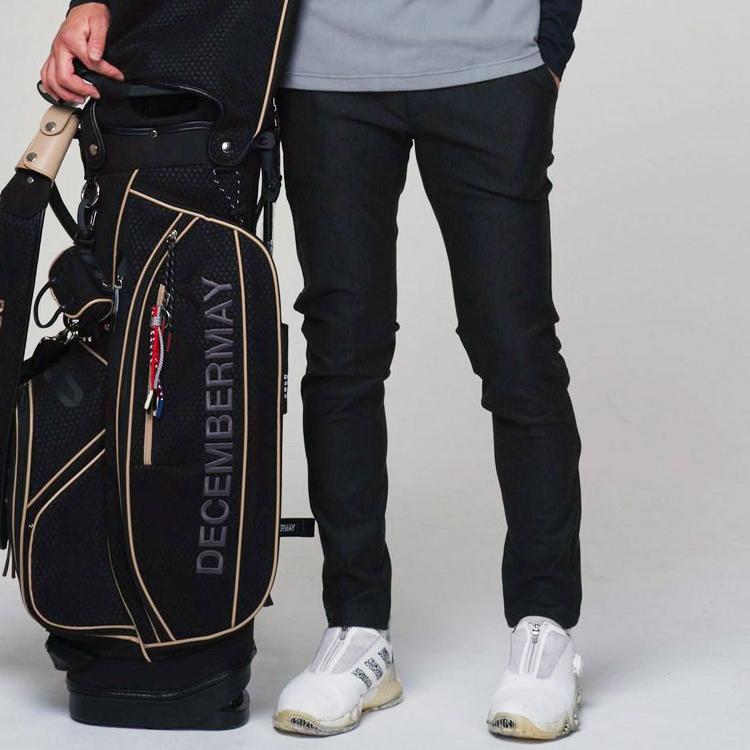 ディセンバーメイ ゴルフ パンツ メンズ テーパードパンツ ストレッチ