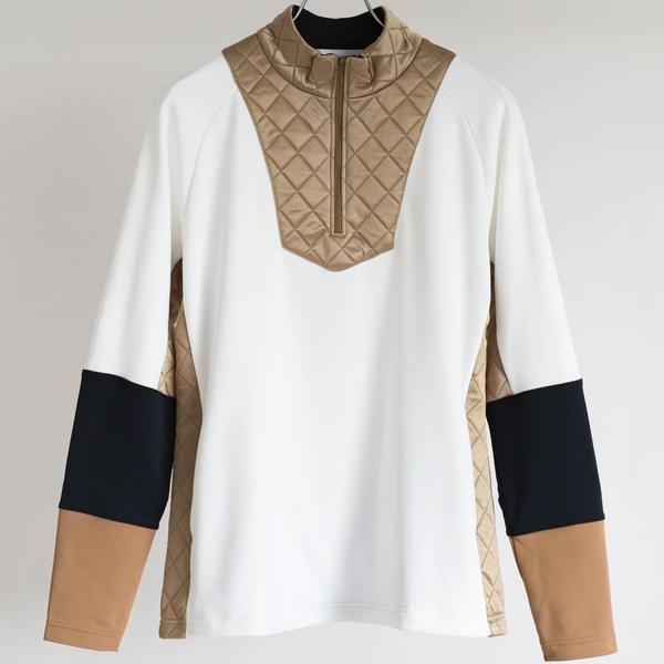 ディセンバーメイ ゴルフ フリース メンズ モックネック 長袖 ハーフ