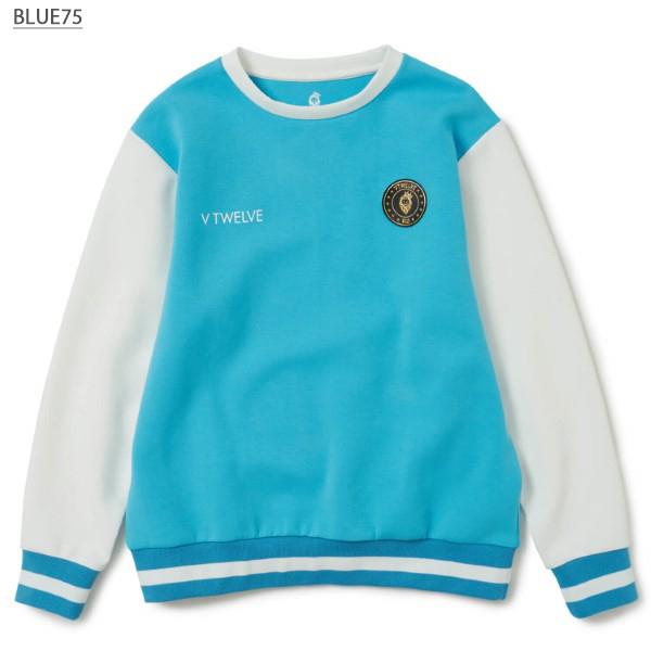 V12 ゴルフ スウェット トレーナー メンズ 長袖 ダンボールニット プル  