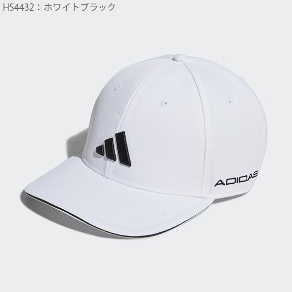 アディダス ゴルフ キャップ メンズ レディース 帽子 ゴルフキャップ カーブバイザー ブランド シンプル 大きめ 白 黒 紺 MGS03 adidas golf｜takeuchi-golf｜03