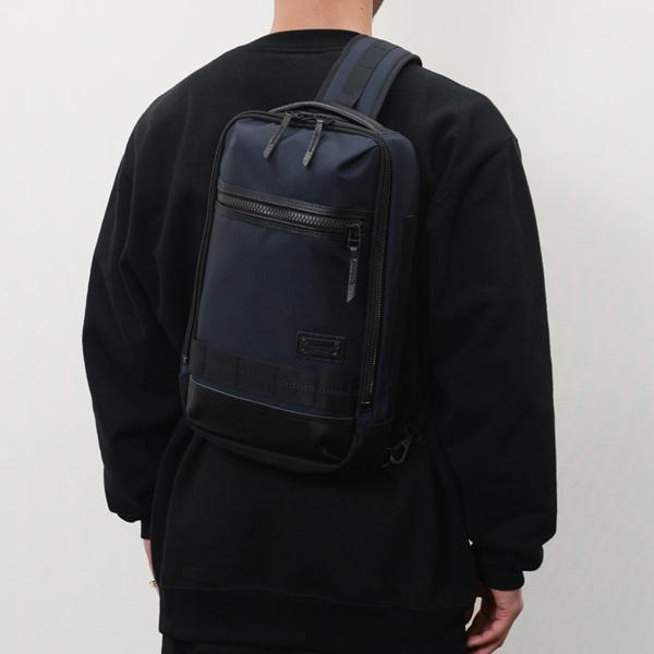 美品✨マスターピース スリングバッグ ボディバッグ レザー ブラック メンズ L master-piece（マスターピース） 最大51%☆5/21〜 正規取扱店 ボディ