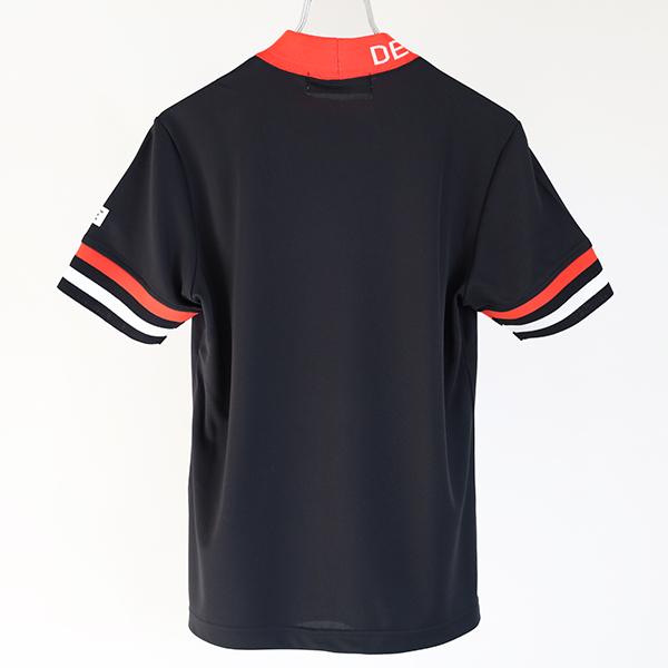 DECEMBERMAY ディセンバーメイハイネック 半袖TシャツネイビーサイズS ディセンバーメイ ゴルフ モックシャツ メンズ モックネック 半袖