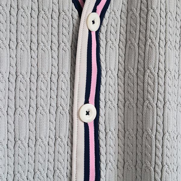 ディセンバーメイ ゴルフ カーディガン メンズ ニット 軽量 薄手