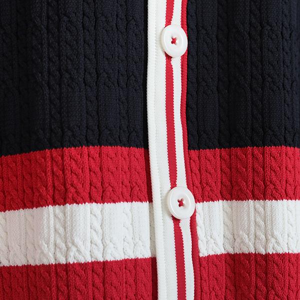 ディセンバーメイ ゴルフ カーディガン メンズ ニット 軽量 薄手