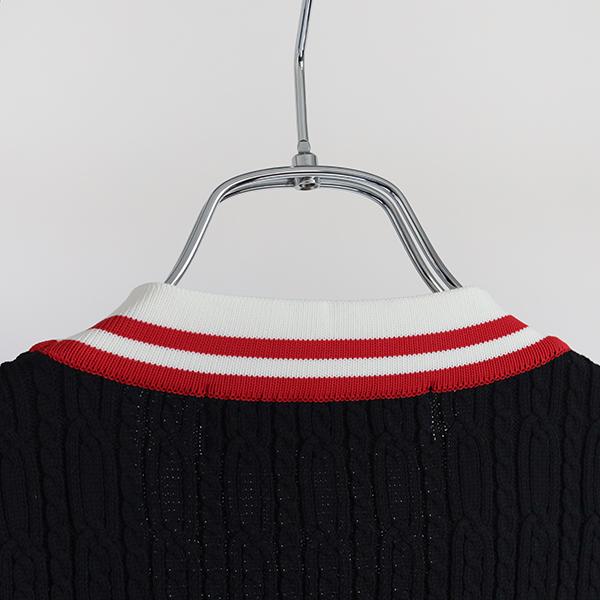 ディセンバーメイ ゴルフ カーディガン メンズ ニット 軽量 薄手