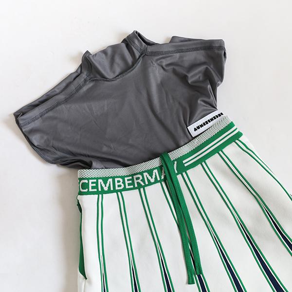 ディセンバーメイ ゴルフ スカート レディース ニット プリーツ