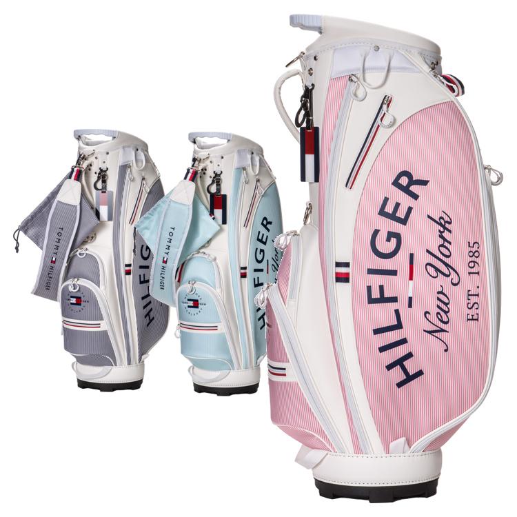 トミーヒルフィガー ゴルフ キャディバッグ メンズ 9.0型 4分割 約3.6